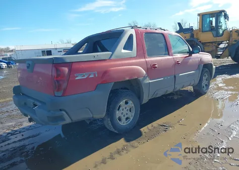 2002 Chevrolet Avalanche 1500 из США, поврежденный, VIN 3GNEK13TX2G242277